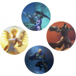 Paladone Overwatch Set de 4 Dessous de verre 3d