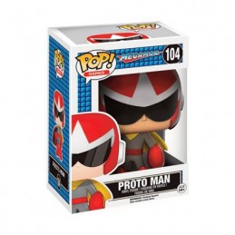 Funko Pop N°104 Games Megaman Proto Man Vaulted Vinyl Figur