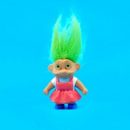 Soma Troll cheveux verts en robe Figurine d'occasion (Loose)
