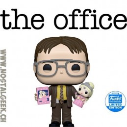 Funko Funko Pop N°1009 The Office Dwight Holding Doll Edition Limitée