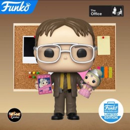 Funko Funko Pop N°1009 The Office Dwight Holding Doll Edition Limitée