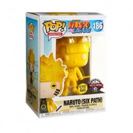 Funko Pop N°186 Naruto Six Path Yellow Glows in the Dark Exclusive Vaulted Vinyl Figure