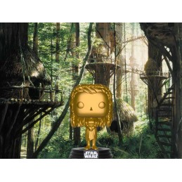 Funko Funko Pop! N°287 Star Wars Princess Leia (Ewok Village) Gold Edition Limitée