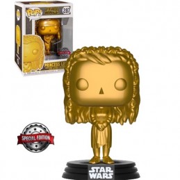 Funko Funko Pop! N°287 Star Wars Princess Leia (Ewok Village) Gold Exclusive Vinyl Figure