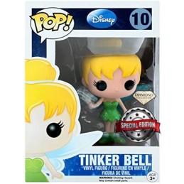 Funko Funko Pop Disney Peter Pan Tinker Bell Glitter (La Fée Clochette) Edition Limitée