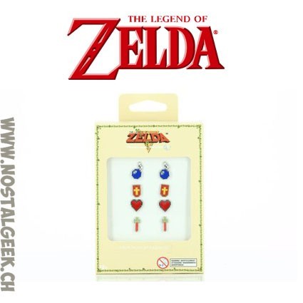 Zelda boucles d'oreilles lot de 4 paires