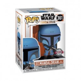 Funko Funko Pop Star Wars The Mandalorian Death Watch Mandalorian (No Stripes) Exclusive Vinyl Figure