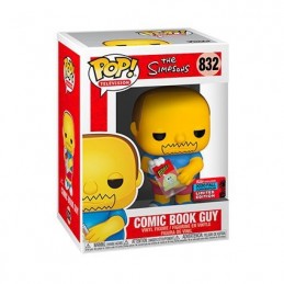 Funko Funko Pop N°832 The Simpsons NYCC 2020 Comic Book Guy Vaulted Exclusive Vinyl Figure