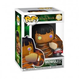 Funko Funko Pop Disney Le Livre de la Jungle Mowgli avec Kaa Edition Limitée