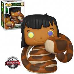 Funko Funko Pop Disney Le Livre de la Jungle Mowgli avec Kaa Edition Limitée