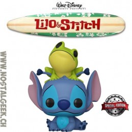 Funko Pop N°986 Lilo et Stitch - Stitch with Frog Edition Limitée