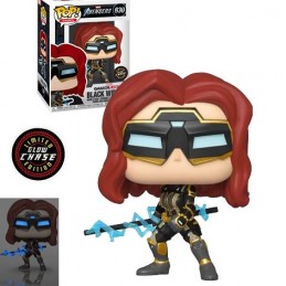 Funko Funko Pop Games Marvel Black Widow (Avengers Game) Phosphorescente Edition Limitée Chase