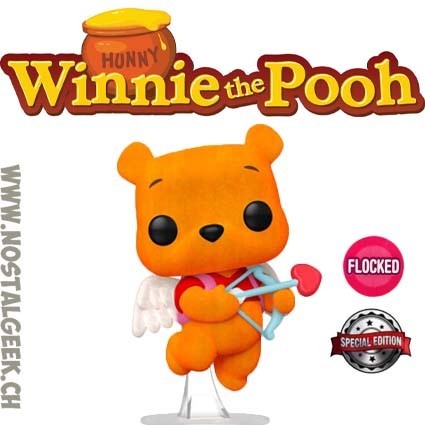 Funko Funko Pop Disney Winnie the Pooh (Valentine's) Flocked Edition Limitée