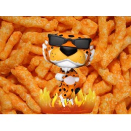 Funko Funko Pop N°117 Ad Icons Cheetos Chester Cheetah (Flames) Vaulted Phosphorescent Edition Limitée