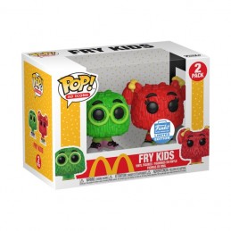 Funko Funko Pop N°Ad Icons McDonald's Fry Guys (Green & Red) (2-Pack) Vaulted Exclusive Vinyl Figures