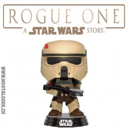 Funko Pop N°156 Star Wars Rogue One Scarif Stormtrooper Blue Chest Stripe Exclusive Vaulted Vinyl Figur