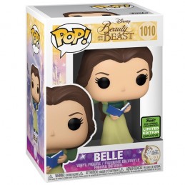 Funko Funko Pop N°1010 ECCC 2021 Disney Belle et la Bête Belle in Green Dress with Book Vaulted Edition Limitée