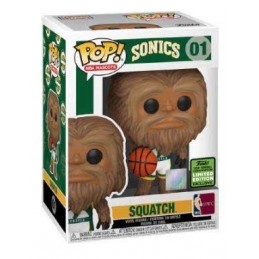 Funko Funko Pop ECCC 2021 NBA Mascots Sonics Squatch Edition Limitée Boîte abîmée