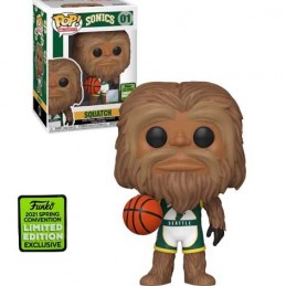 Funko Funko Pop ECCC 2021 NBA Mascots Sonics Squatch Edition Limitée Boîte abîmée