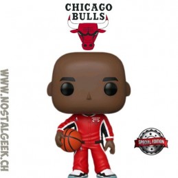 Funko Funko Pop N°84 Basketball NBA Michael Jordan (Red Warm-Ups) Chicago Bulls Edition Limitée