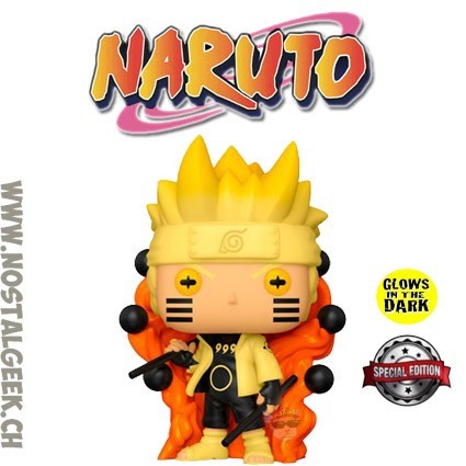 Funko Pop N°932 Naruto Uzumaki (Sixth Path Sage) Glow in the Dark Exclusive Vinyl Figur