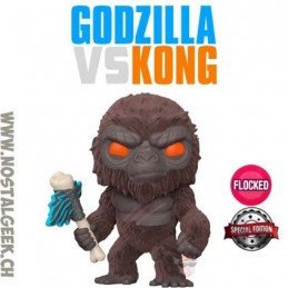 Funko Pop N°1021 Godzilla Vs Kong - Kong with Battle Axe Flocked Edition Limitée