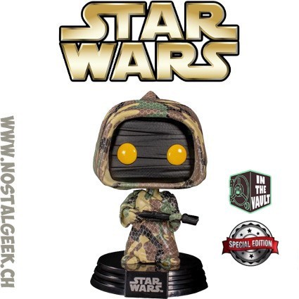 Funko Pop N°342 Star Wars Jawa (Futura) + Pop protector rigide Edition Limitée Vaulted