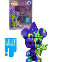 Funko Funko Pop Disney Fantasia Sorcerer Mickey (Painted) (Art Series) + boîte de protection rigide en acrylique Edition Limitée