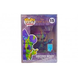 Funko Funko Pop Disney Fantasia Sorcerer Mickey (Painted) (Art Series) + boîte de protection rigide en acrylique Edition Limitée