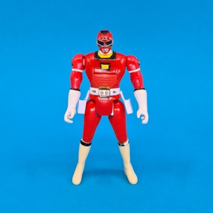 Bandai Power Rangers Red Ranger Flip Head Figurine articulée d'occasion (Loose)