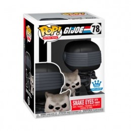 Funko Funko Pop Retro Toys G.I. Joe Snake Eyes with Timber Edition Limitée