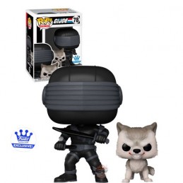 Funko Funko Pop Retro Toys G.I. Joe Snake Eyes with Timber Edition Limitée