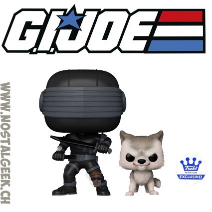 Funko Funko Pop Retro Toys G.I. Joe Snake Eyes with Timber Edition Limitée