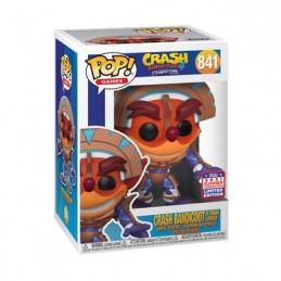 Funko Funko Pop N°841 SDCC 2021 Crash Bandicoot In Mask Armor Vaulted Edition Limitée