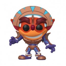 Funko Funko Pop N°841 SDCC 2021 Crash Bandicoot In Mask Armor Vaulted Edition Limitée