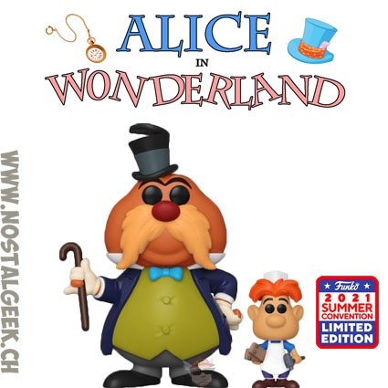 Funko Funko Pop SDCC 2021 Disney Alice au Pays des merveilles Walrus and the Carpenter Edition Limitée