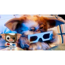 Funko Pop Movies Gremlins Gizmo (3-D Glasses) Flocked Edition Limitée