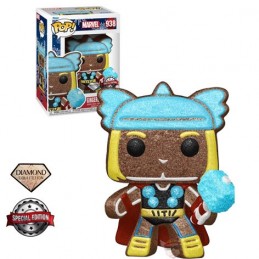 Funko Funko Pop Marvel Holiday Gingerbread Thor Diamond collection Edition Limitée