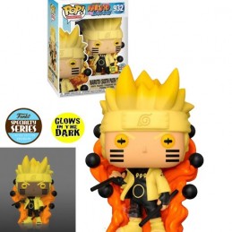 Funko Funko Pop Naruto Uzumaki (Sixth Path Sage) Phosphorescent Edition Limitée