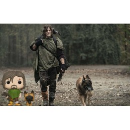 Funko Funko Pop TV The Walking Dead Daryl with Dog Vinyl Figure