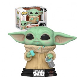 Pop N°465 Star Wars The Mandalorian Grogu With Cookies Vinyl Figure