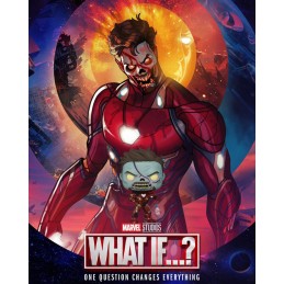 Funko Funko Pop Marvel: What if...? Zombie Iron Man Phosphorescent Edition Limitée