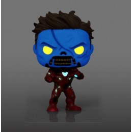 Funko Funko Pop Marvel: What if...? Zombie Iron Man Phosphorescent Edition Limitée