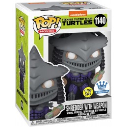 Funko Funko Pop Movies Les Tortues Ninja Shredder with weapon Phosphorescent Edition Limitée