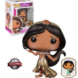 Funko Funko Pop Disney Ultimate Princess Aladdin Jasmine (Gold) avec Pin's Edition Limitée