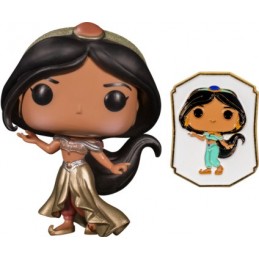 Funko Funko Pop Disney Ultimate Princess Aladdin Jasmine (Gold) avec Pin's Edition Limitée