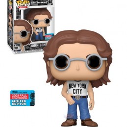 Funko Funko Pop NYCC 2021 Rocks John Lennon (New York City Tee) Edition Limitée