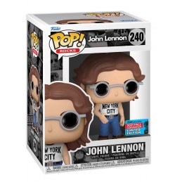 Funko Funko Pop NYCC 2021 Rocks John Lennon (New York City Tee) Exclusive Vinyl Figure