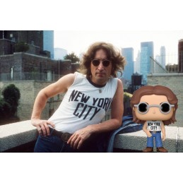 Funko Funko Pop NYCC 2021 Rocks John Lennon (New York City Tee) Edition Limitée