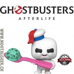 Funko Pop N°940 Ghostbuster Afterlife Mini Puft (with Ice Cream Scoop) Exclusive Vinyl Figur